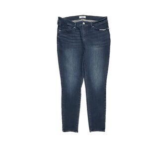 Denizen From Levi's Mid Rise Skinny Women's size 14 Dark Wash Blue Denim Jeans